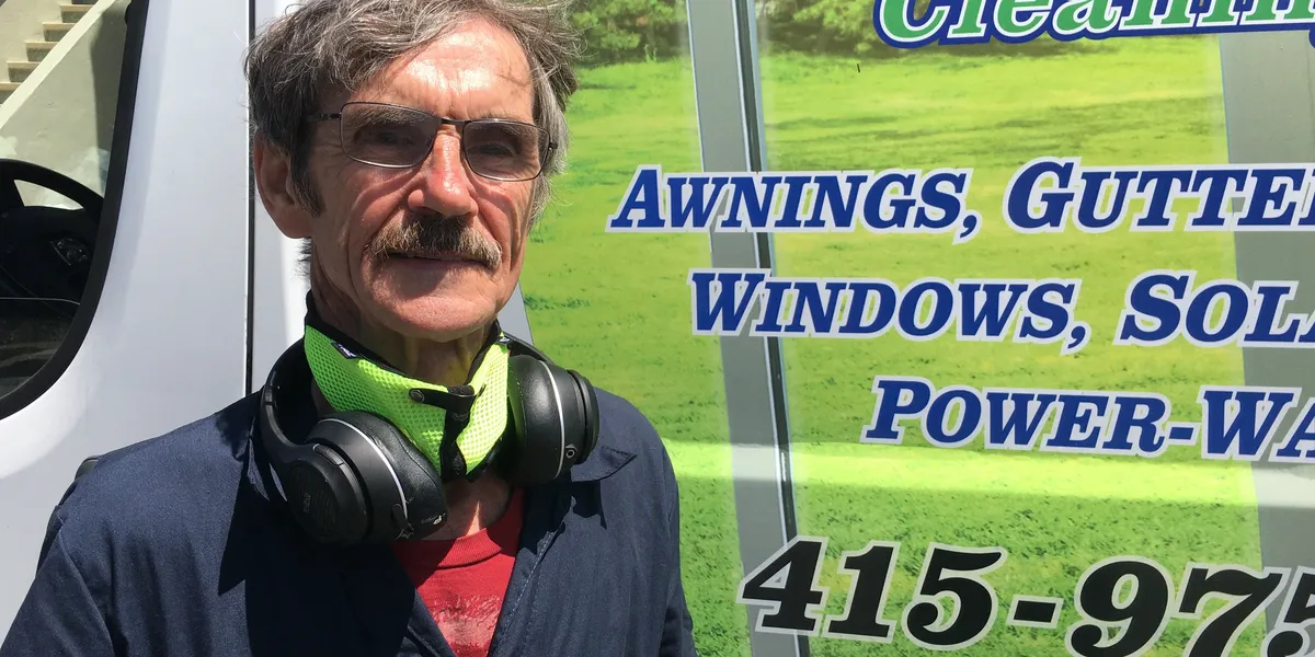 Dan Mount, owner of Dan Mount Cleaning Services